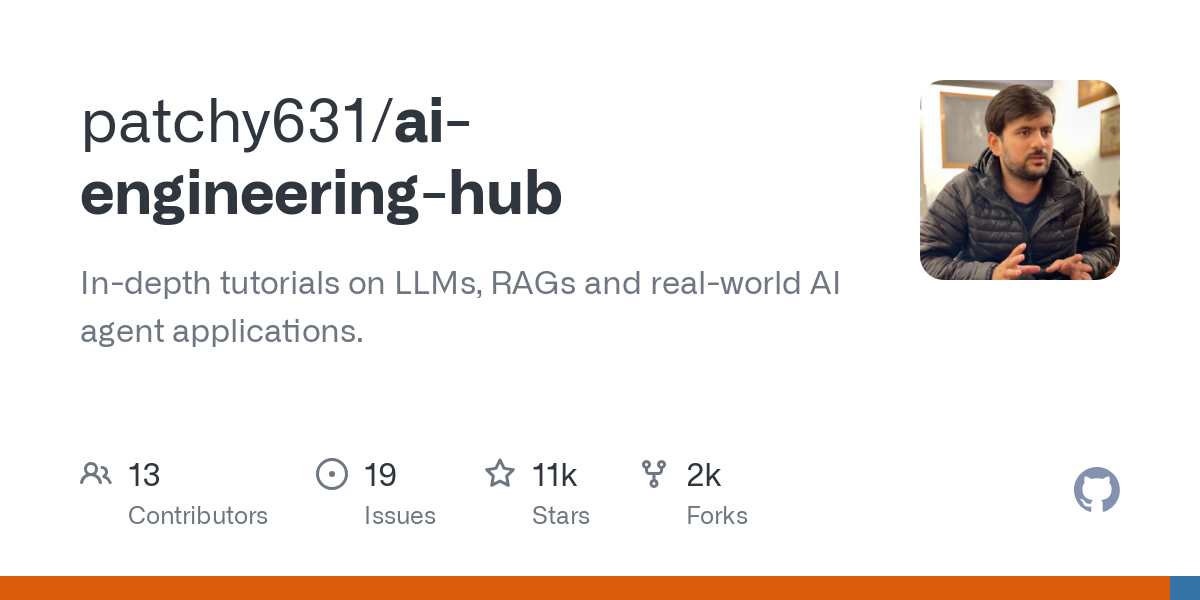 AI Engineering Hub：一站式AI工程实战教程库-一起撸毛吧