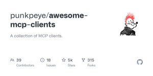 探索AI新边界：Awesome MCP Clients项目，让AI模型拥有超能力！-一起撸毛吧
