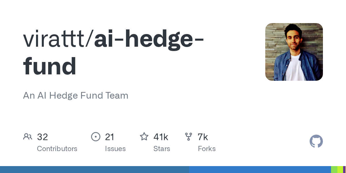 用AI打造你的专属对冲基金团队：GitHub热门开源项目ai-hedge-fund详解-一起撸毛吧